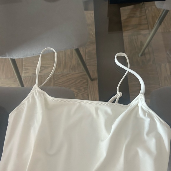 NWT! SOLID & STRIPED The Nina Belt One Piece Cream XL - Picture 6 of 11